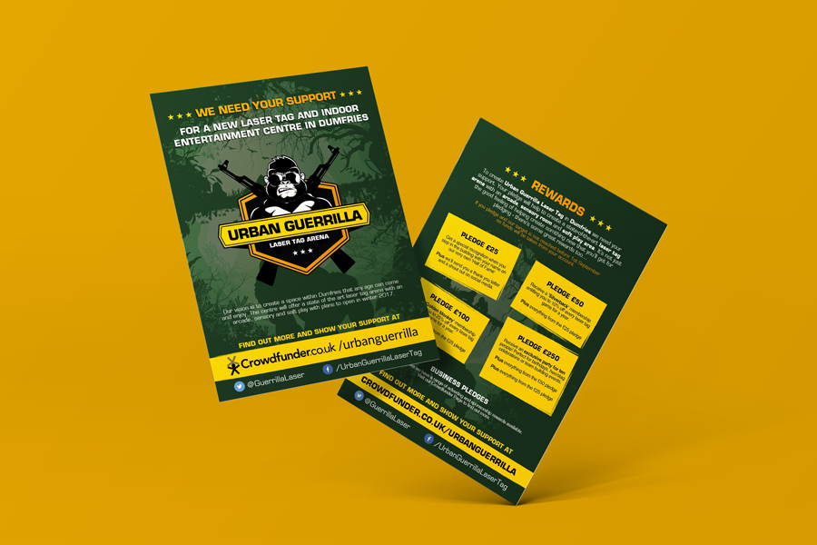 Flyer Design - Urban Guerrilla Dumfries